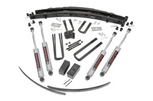 Plymouth Trailduster Suspension Lift Kit - Rough Country - 4 Inch Lift with Rear Blocks - 1974